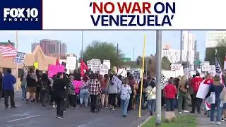 Capture of Venezuelan presidents sparks protest in Phoenix | FOX 10 Phoenix