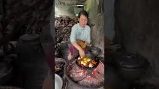 Crispy Mutton Fry with Egg & Chili Twist 🍖🌶️ Chinese Food Hack#shorts #facts #viral #trendingshorts