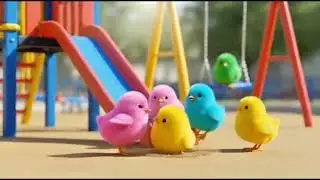 Little Chicks Playing ✨🐥#birds #cute #adorablechicks #pets #duck 