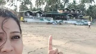 Early morning vibes at the Round cube beach hotel @ Palolem Beach Goa...