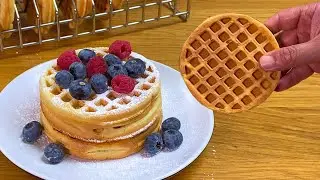 Il segreto dei WAFFLE croccanti fuori e soffici dentro