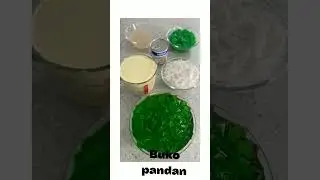Buko Pandan Recipe - Fast and Easy Filipino Dessert - #shorts