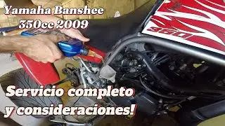 Servicio complero Yamaha Banshee 350 2009. Argentina!