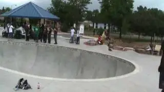 Pro bowl Skate Contest Memorial Park Colorado Springs Combi Pool Skateboarding 6 13 2009