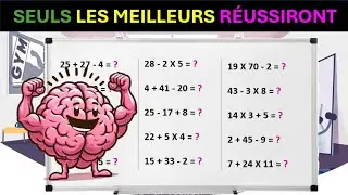[🧠DEFI CALCUL MENTAL / Jeu de vitesse #1]⚡️NIVEAU MOYEN