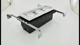 LED 3-Lamp New Construction cETLus Commercial Recessed Multiple Downlight