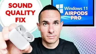How to fix Airpods Pro sound quality on Windows 11 #airpodspro #windows11