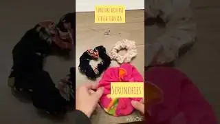 Scrunchies : tecnica semplicissima, 3 misure diverse
