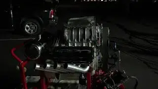 Blown 392 Hemi on 28% Nitro first fire