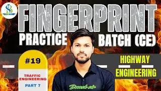 L 19 - Traffic Engineering - Part 7 | Highway engineering #civilengineering #studyfibharat #sscje