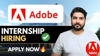 Adobe Hiring Students🔥Get Stipend + Certificate + Swags