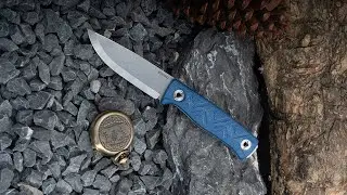 SRM Fixed Blade Bushcut Collection - Full Tang Bushcraft Knife - 3.89