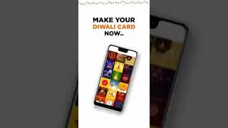 Make Diwali Greeting Card with Adbanao App - Festival Greetings Maker App