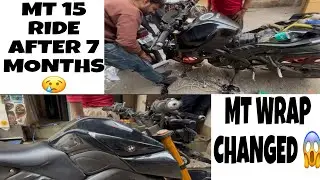 MT15 New Look / MT15 Wrap Change / MT15 Look Change After Accident/MT15 New Look👍💯