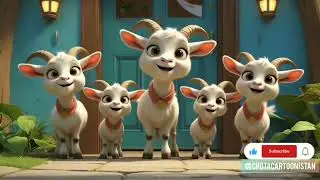 Wolf and the seven little goats #fun world story 🥳🌍