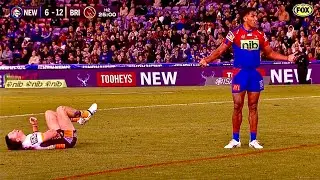 Tyson Gamble heckled by Newcastle Crowd - Knights V Broncos 2022