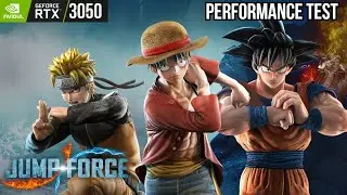 JUMP FORCE - RTX 3050 (Performance Test) - MSI GF63 Thin