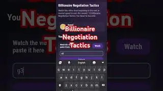 Billionaire Negotiation Tactics tapswap code today #tapswapcode #tapswap #trending #viralvideo #new