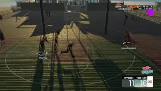 NBA 2K21 tallest player contact dunk