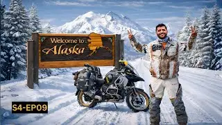 Welcome to Alaska: The Last Frontier | Urdu MotoVlog | Alaska to Patagonia Motorcycle Tour S4-EP09
