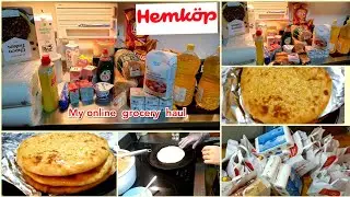 My online grocery shopping//Roghni nan homemade//Pakistani  mom in Sweden