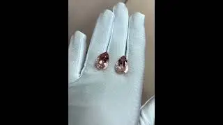 Морганиты Груша, пара 18,25 ct.Переходите в наш телеграм-канал, там подробности:  