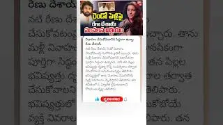 Renu Desai about second marriage
