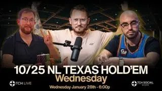 LIVE POKER | $10/$25 No Limit Hold'em Cash Game | TCHLIVE Austin