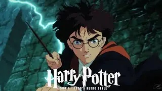 Harry Potter - Retro Anime Vibes |  80〜90 年代のレトロアニメ感