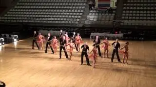 Dance East , laatste rondje NK latin formation !!