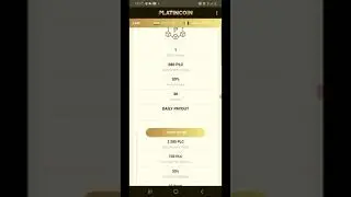 Platincoin registration with Bitcoin
