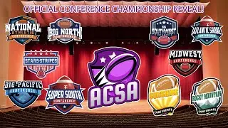 Official Conference Championship Reveal! Maximum Football 2020 Dynasty / ACSA Ep.37