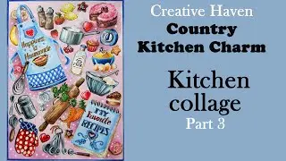 Kitchen collage. Part 3 #Coloring in Creative Haven 'Kitchen Charm' with Prismacolor and Ohuhu