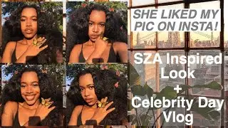 SZA Approved Inspired Look + Celebrity Day School Vlog