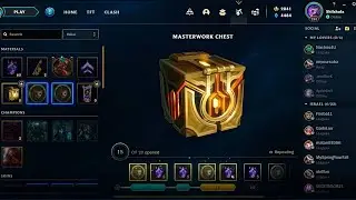 25 Masterwork Chest Opening | LoL