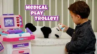 Medical Play Trolley Toy in Action | Kids Doctor Play Lifestyle Video
