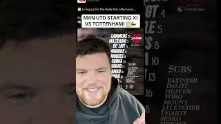 📣 MAN UTD STARTING XI VS TOTTENHAM! Ruben Amorim switches things up!