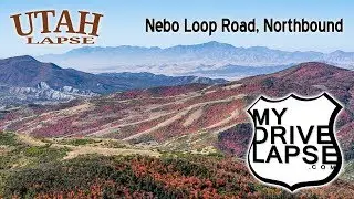 Scenic Byway: Nebo Loop Road, Utah, in Fall Dashcam Drive