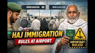 Airport immigration rules  Haj counter #haj2026 #hajj2026