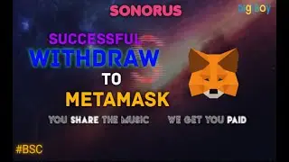 Sono app Successful withdrawal to metamask (Tagalog) #bsc #bscnetwork #sonorus #bnb