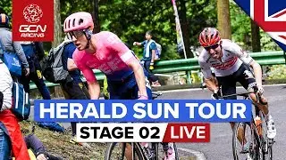 RACE REPLAY: Jayco Herald Sun Tour 2020 Stage 2 | Beechworth - Falls Creek
