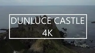 Dunluce Castle, County Antrim, Northern Ireland - 4K DJI mini 2 Drone Footage