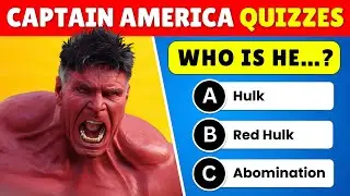 Captain America: Brave New World Quiz 🤯 - Test Your Knowledge About Captain America 4