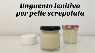Unguento asciutto per pelle screpolata