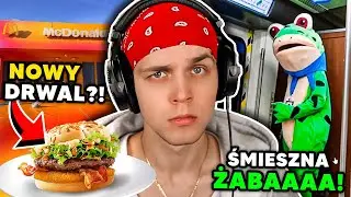 Nowy DRWAL w McDonald's i ŚMIESZNA ŻABA w POCIĄGU!