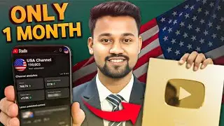 My 1 Month Old USA Channel - Live Report 🔥 | USA Youtube Channel Ideas | USA Channel Kaise Banaye