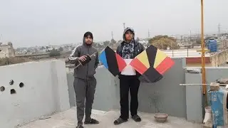 Barish k mausam mai patang uraya 