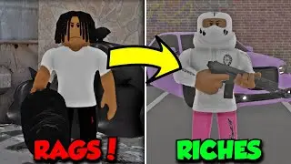I STARTED OVER AND WENT FROM RAGS TO RICHES IN THIS SOUTH BRONX ROBLOX HOOD GAME!