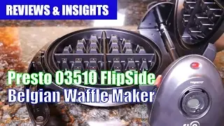 Presto 03510 FlipSide Belgian Waffle Maker Review 2017, 7-inch, Black