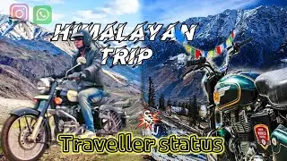 Himachal Pradesh 🔥 Manali 🔥 Himalayan 🔥 bike riders 🔥parudeesa song 🔥 Whatsapp status 🔥bike trip 🔥